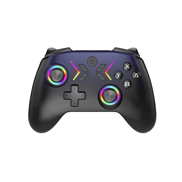 Rosa trådløs Bluetooth-kontroller med Type-C, kompatibel med PS4, iOS, Android, Switch og PC