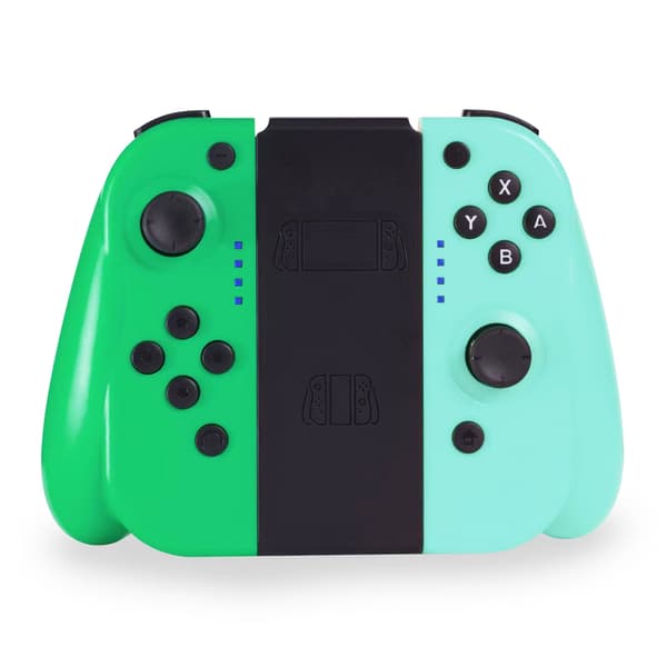 Sort trådløs controller, kompatibel med PS4, vibration inkluderet, USB-ladekabel, ergonomisk