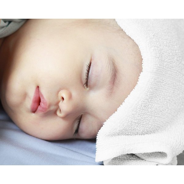 Økologisk bambus babytoiletartikler - Premium ultrablødt ansigtshåndklæde