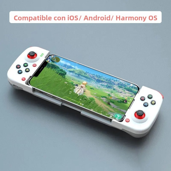 D9 Sky Sort Trådløs Bluetooth Spilcontroller til Mobil, PC og Tablet, Dobbelte Hall Triggere, Kompatibel med Switch / PS3 / PS4