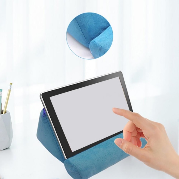 Multi Angle Soft Kuddställ Hållare Montering för Universal Telefon Tablet IPad Stand Bed
