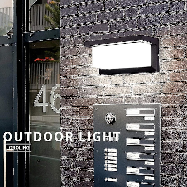 Led Væglampe Udendørs Lampe Med Bevægelsessensor Armatur Ip65 Vandtæt