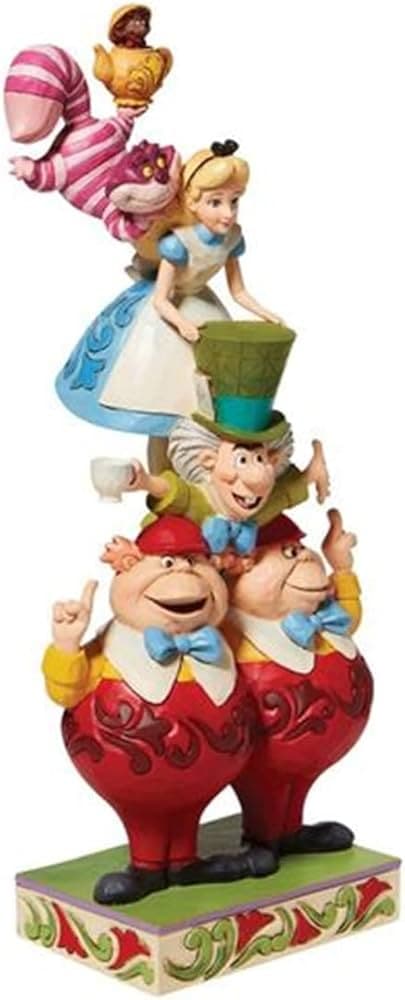 Figursett med tegneseriefigurer, stablebar skrivebordsdekorasjon, hjemmepynt