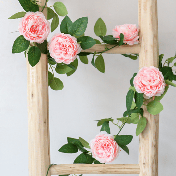 Kunstig blomsterranke, champagne, 1 stk