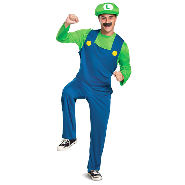 Déguisement Luigi classique adulte XL