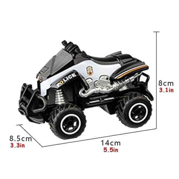 1:43 Mini Simulering Terrängmotorcykel Elfjärrkontroll Leksaksbil