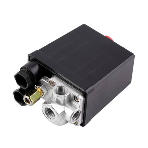 Kraftig Luftkompressor Tryckströmbrytare Kontrollventil 90PSI-120PSI Hög Kvalitet 1st Kraftig Luftkompressor Tryckströmbrytare