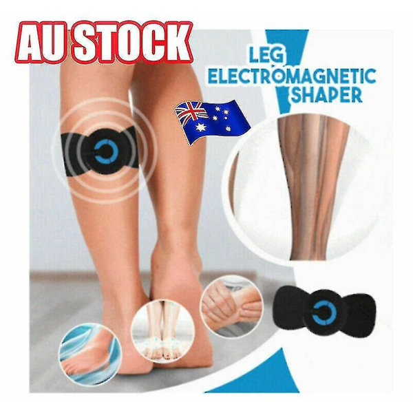 Elektromagnetisk bølge benmassager, elektrisk massagepude, 1 stk