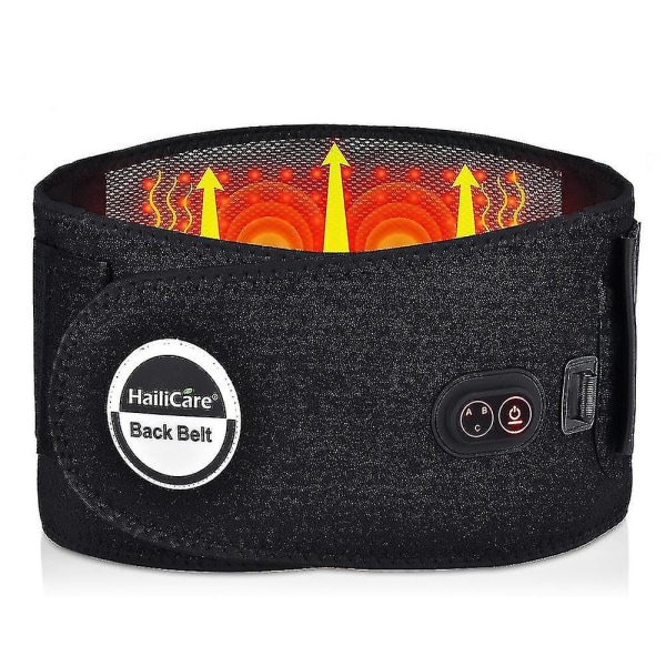 Rött ljus Uppvärmning Massagebälte Elektriskt skyddsbälte Midja Disc Massage Sjukgymnastikbälte