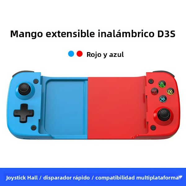 Grøn og blå trådløs spilcontroller kompatibel med Switch, Hall Joystick, bevægelsessensor, makro