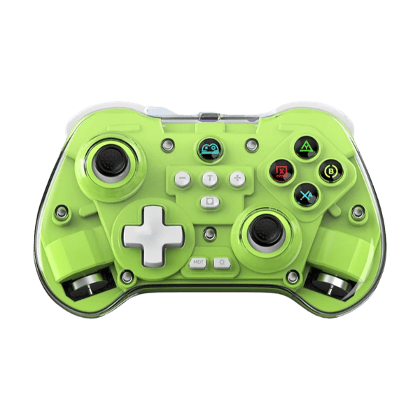 D10 Sort Trådløs Spilcontroller Kompatibel med Switch, Android, iOS og Tablet, Multiplatform Streaming Gamepad
