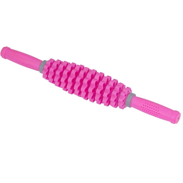 Muscle Trigger Point Roller Stick Bærbar Massage Stick Pink 43.5X7CM