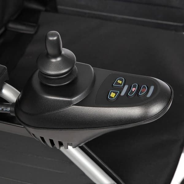 4 stk. Joystick-knapdæksel Joystick-controller-knap og støvle Sort Joystick-knap-knap-controller til elektrisk kørestol