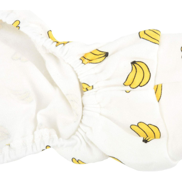 Bomulls Pyjamas för Hund, Sött Tryck, Bananmönster, Medium, 10318