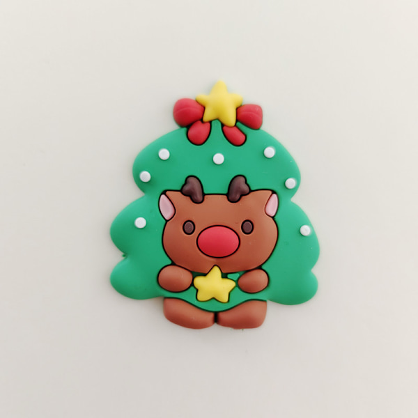 Ulike stiler av nye 30 stykker juledekorasjon fest kakedekorasjon myk lim kake plug-in ca 4,5 cm bred