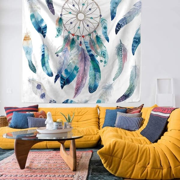 Väggbonad Bohemisk Tapestry Väggbonad för Sovrum Heminredning 200x150cm