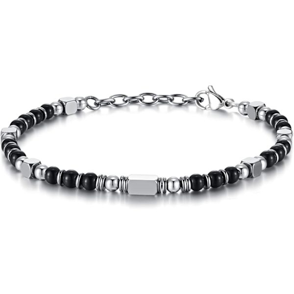 Armband för kvinnor, pärlarmband, silverarmband för kvinnor & guldarmband för kvinnor, Boho-armband, storlek 7 tum + 1 tum justerbar