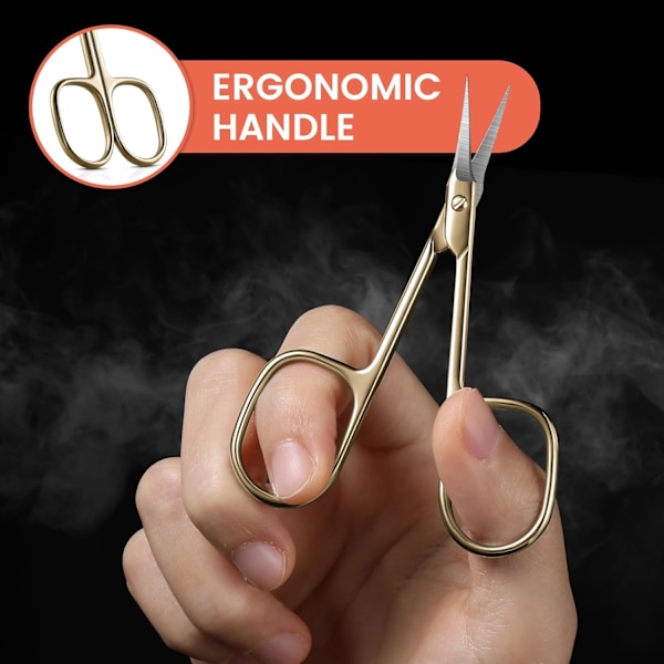 Böjda Nagelsaxar - Precisionsmanikyr Saxar Nagelsaxar, Nagelsaxar för Kvinnor - Regnbåge