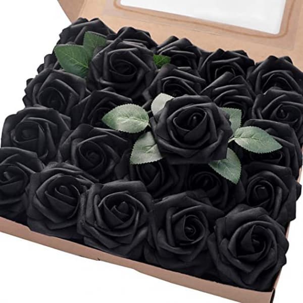 Svart Ros Presentförpackning, 1 styck