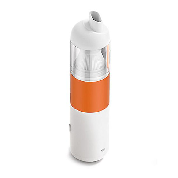 120W 4000Pa Stærkt Sugestyrke Bilsuger Genopladelig Håndholdt Støvsuger Bil Hjem Dobbeltfunktion Trådløs Støvfanger Orange
