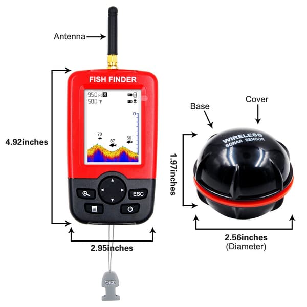 trådløs ekkolod fishfinder