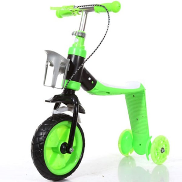 Barne Scooter Folding 3 Hjul Multifunksjonell Høydejusterbar Scooter