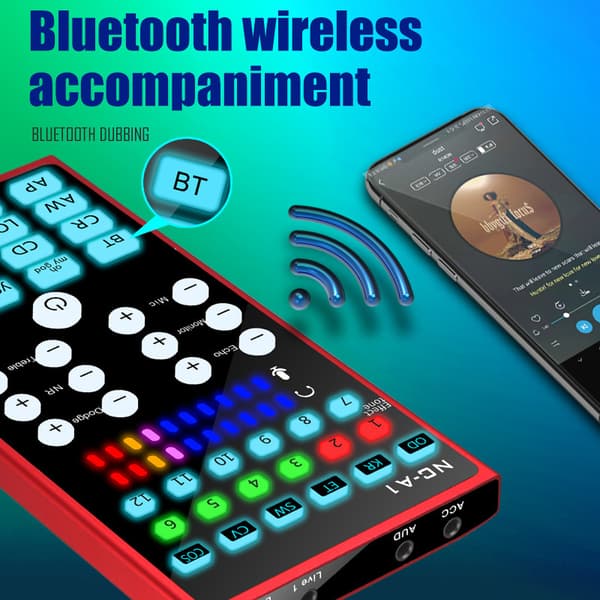 Professionel studielydkort live-udsendelse er velegnet til tuning af mobiltelefoner