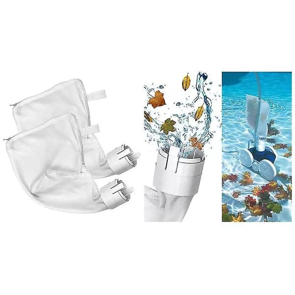 2st Pooltillbehör Mesh Poolrengöringsväska