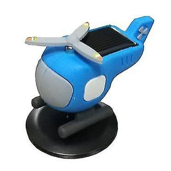 Solar Plane Model-pedagogisk leksak Blue