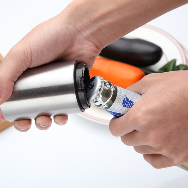 Ølflaskeåpner med magnet, push-pull, kjøkkenutstyr