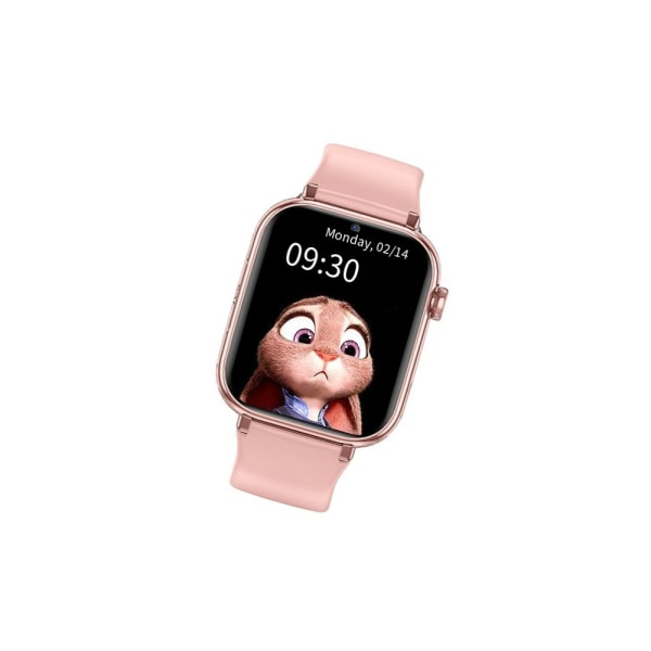 Kids 4G Smart Watch SOS GPS Location Tracker Sim-kort Videosamtal WiFi Chat Kamera Ficklampa-rosa pink