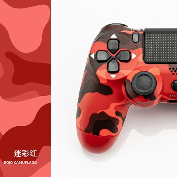 Hulk langaton Bluetooth-ohjain PS4/Slim/Pro:lle, kaksoisvärinä, yhteensopiva Windowsin, PC:n, iOS:n ja Androidin kanssa