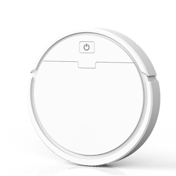 Robotstøvsuger Automatisk Robotstøvsuger Genkender Automatisk Forhindringer Ultralydløs Og Sender White