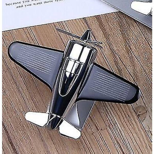 Solar Plane Model-pædagogisk legetøj Silver Black