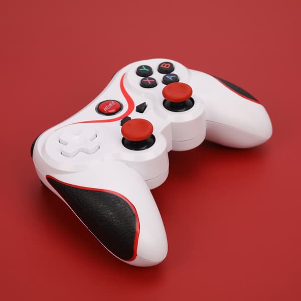 Sort D3 Trådløs Teleskopisk Mobil Gamepad med Joystick, Kompatibel med Android/iOS