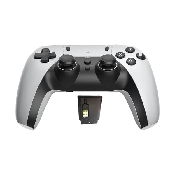 Medium Hvid 2 stk. Bluetooth Trådløse Spilcontrollere Kompatible med Nintendo Switch/Android/PC