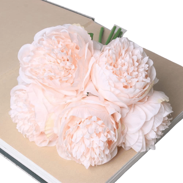 Kunstig peon, rosa, 1 bunt