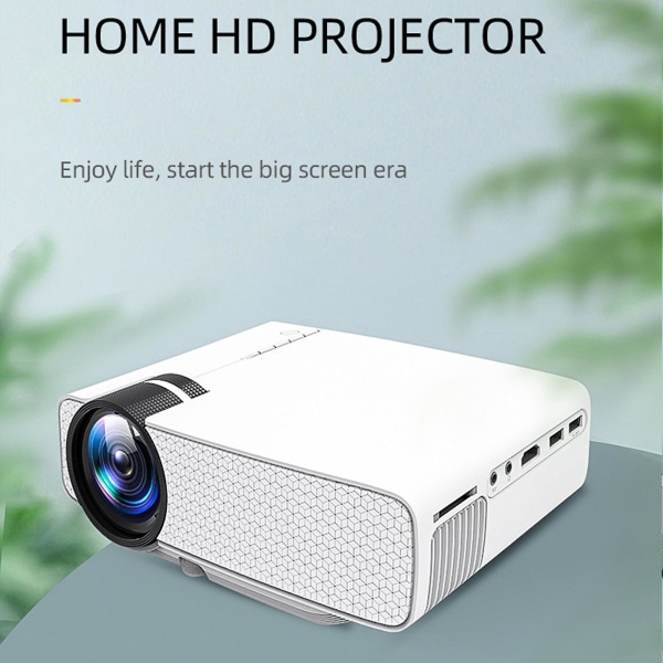 Projektor Miniprojektor Hushålls Hd 1080p Bärbar hemprojektor  Multifunktionell projektor Miniprojektor White 9a15 | White | Fyndiq
