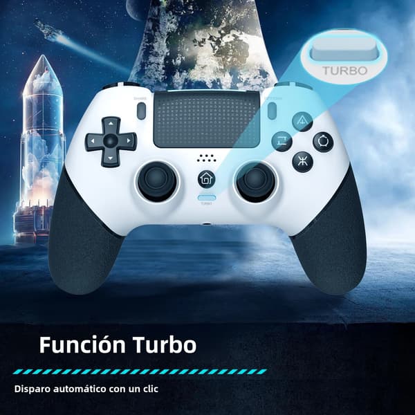 Mintgrön Uppsättning av 2 Trådlösa PC-kontroller, Handhållen Joystick Kompatibel med TV, PC, Android med Adapter