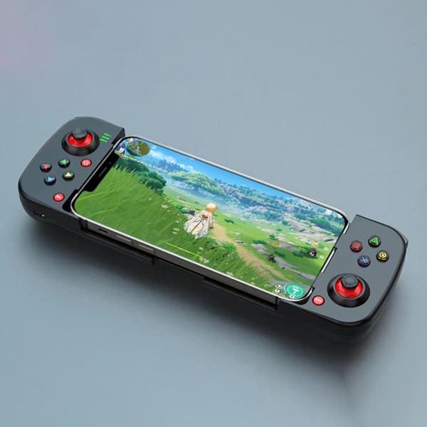 D7 W Strækbart Bluetooth-spilcontroller, seks akser support, kompatibel med Android, Switch, PC, iOS