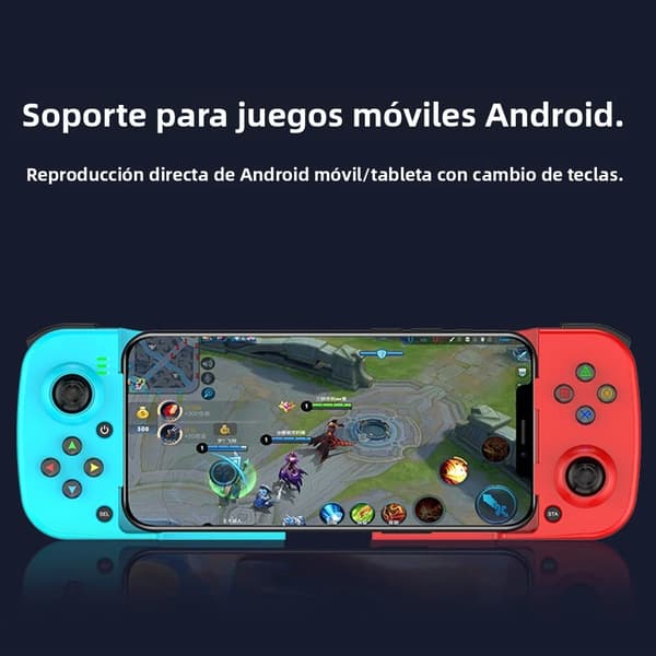 Grön trådlös spelkontroll, kompatibel med Android, PC och TV-box, mobil speljoystick