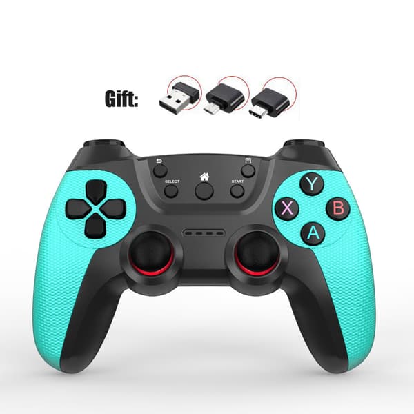 Grøn 2C Ultimate Trådløs Spilcontroller, Kompatibel med PC Windows, Android, USB, Bluetooth, SteamOS