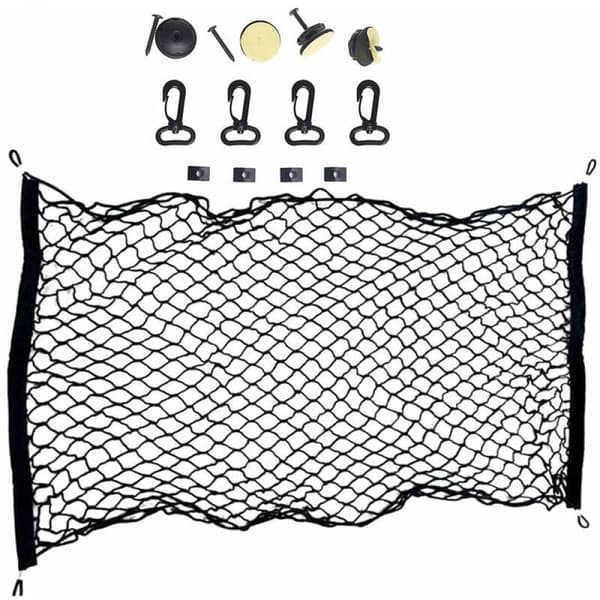 115x60cm Bagagenet til Bil, Nylon Elastisk, Beskyttelse af Kæledyr