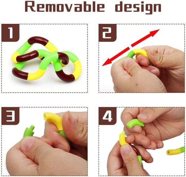 Handtangles Fidget Toy, Twisted Decompression Toy, Freely Rot