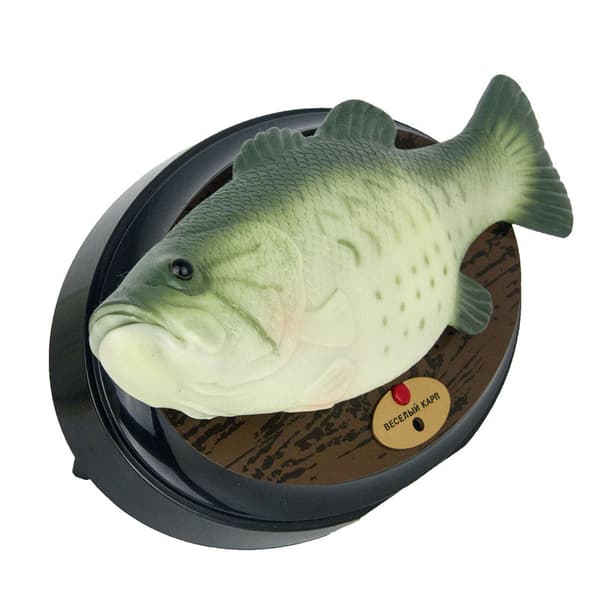 Big Mouth Billy Bass Simuleringsfisk sjunger och dansar med rörlig mun, elektronisk husdjursfisk, barnleksaker