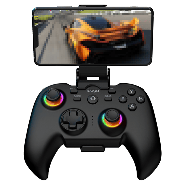 Hvid Controller med Adapter Bluetooth Gamepad, Kompatibel med Android, PC, Switch Style, PS3