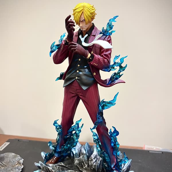25 cm blød kok anime figur, statisk pose samlerobjekt til børn og voksne, hyldedekoration, festgave