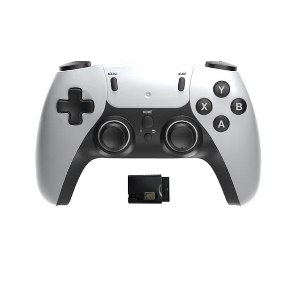 Medium Hvid 2 stk. Bluetooth Trådløse Spilcontrollere Kompatible med Nintendo Switch/Android/PC