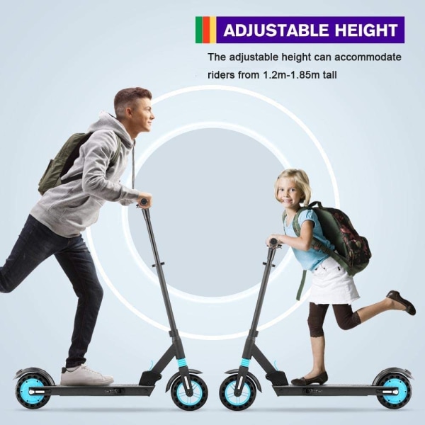 Skoter justerbar 3 två hjul hopfällbar skoter automatisk drift för barn/vuxna