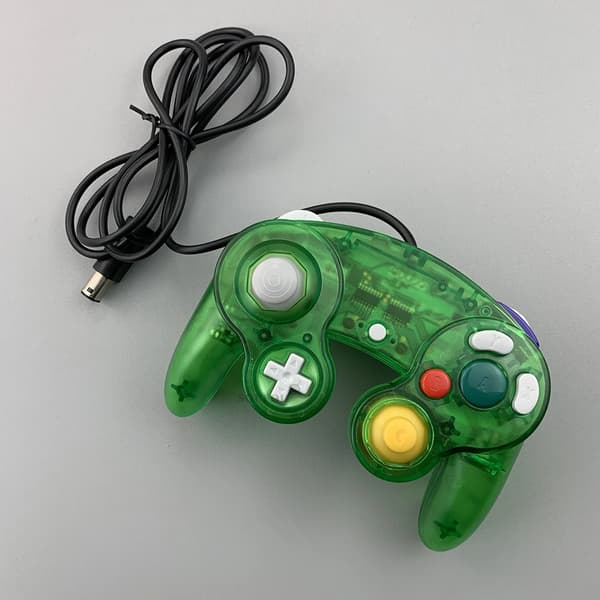 Grå trådløs controller kompatibel med PlayStation 4 med vibration og USB-kabel